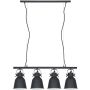 Italux LAVARE MD-HN82608-4-BK+WH Suspension 4x40W/E27 IP20