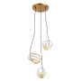 Italux MELISA MDM-3942/3 GD Suspension 3x25W/G9 IP20