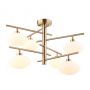 Italux FIORENZO MXM3661-6 BRO+W Deckenlampe 6x25W/G9