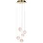 Italux ROSARIO PND-12220121-5A-GD Pendelleuchte 5x21W/LED 3200K 1400LM IP20