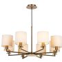 Dar Lighting TYLER TYL0863 Kronleuchter 8x40W/E14