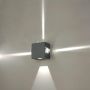 Elstead Lighting AGNER AGNER-4W Wandleuchte 4x60W/LED IP54