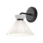 Elstead Lighting Halston ALM-HALSTON-1WB-BK Wandleuchte 1x40W/E14 IP20