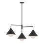 Elstead Lighting Remyck ALM-REMYCK3-BK Lustre 3x60W/E27 IP20