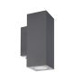 Norlys SANDVIK 1731GR Wandleuchte 2x3.9W/GU10 2700K 530LM IP65
