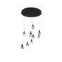 AZzardo DALMATIA 9 AZ3143 Pendelleuchte 9x45W/LED 3000K 3880LM IP20