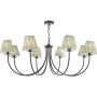 Dar Lighting Becca BEC0822-IKA2624 Kronleuchter 8x40w/E14