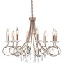 Elstead Lighting CHRISTINA CRT8-SILVER-GOLD Lustre 8x60W/E14