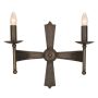 Elstead Lighting CROMWELL CW2-OLD-BRZ Wandleuchte 2x60W/E14