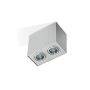 AZzardo ELOY 2 AZ1352 Aufbau-Downlight 2x50W/GU10