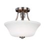Feiss EVINGTON FE-EVINGTON-SF-SN Deckenlampe 2x60W/E27