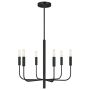 Generation Lighting Brianna FE-BRIANNA6-BK Lustre 6x60W/E14