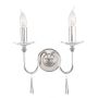 Elstead Lighting FINSBURY PARK FP2-POL-NICKEL Wandleuchte 2x60W/E14