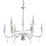 Elstead Lighting FINSBURY PARK FP9-POL-NICKEL Kronleuchter 9x60W/E14