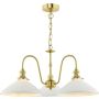 Dar Lighting Hadano HAD0340-10 Kronleuchter 3x40w/E14 ip20
