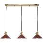 Dar Lighting Hadano HAD3640-08 Suspension lumineuse 3x40w/e14 ip20