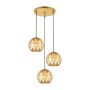 Italux HILO PND-22341-3SA-GD Pendelleuchte 3x40W/E27 IP20