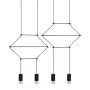 King Home FLUSSO LINE JD0032-4P Suspension 4x3W/G9 3000K 960LMLM IP20