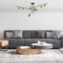 Light Prestige Arizona LP-074/9PL BK/GD Pendelleuchte 9x50W/GU10 IP20