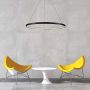 Light Prestige Ring LP-909/1P L BK CCT Pendelleuchte 1x48 W/LED 3000K|4000K|6000K 2880 lm IP20