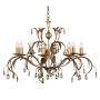 Elstead Lighting LILY LL8-ANT-BRZ Kronleuchter 8x60W/E14