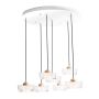 Maxlight LIPARI P0544 Suspension lumineuse 7x38w/led 3000k 4050lm ip20