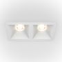 Maytoni ALFA LED DL043-02-10W3K-D-SQ-W Einbau-Downlight 2x20W/LED 3000K 1000LM IP20
