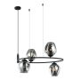 Italux ROXANE MDM-4046-4 BK+SG Pendelleuchte 4x40W/E27 IP20