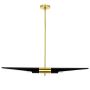 King Home APOLLO MD21419-2M.BLACK.GD Pendelleuchte 2x40W/E27 IP20
