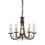 Elstead Lighting MINSTER MN5-BLK-GOLD Lustre 5x60W/E14