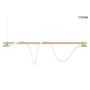 King Home MOOSEE SERPIENTE MSE010100178 Suspension 1x22,4W/LED 3000K 1800LM IP20
