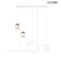 King Home STARS MSE010100343 Pendelleuchte 1x46W/LED 3000K 3680LM IP20