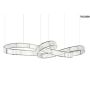 King Home WAVE MSE1501100199 Suspension lumineuse 75W/LED 3000K 6000lm