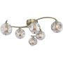 Dar Lighting Nakita NAK6475-28 Lampe de plafond 6x40w/G9 ip20