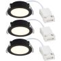 Nordlux Olea 2510400103 Spot encastré 3x4.4w/led 2700k 345lm ip65