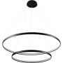 Zuma Line CARLO PL210503-800+1200-BK Suspension 2x65W/LED 4000K 3900LM IP20