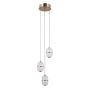 Italux Alani PND-34375-3-HBR Pendelleuchte 3x15W/LED 3000K 1170lm IP20