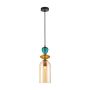 Italux Busco PND-30263-1C-BRO-AMB Suspension lumineuse 1x40W/E27 IP20