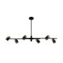 Italux Elice PND-58892-6-BK-BRO Deckenlampe 6x35W/GU10 IP20