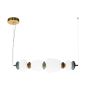 Italux Evans PND-94981-4A-GD Suspension lumineuse 1x22W/LED 3000K 2660lm IP20