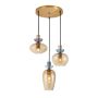 Italux Fanda PND-31882-3A-GD-AMB Pendelleuchte 3x40W/E27 IP20