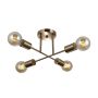 Italux FORMIO PND-4052-4-HBR Lampe de plafond 4x40W/E27 IP20