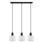 Italux LAMEZIA PND-67594-3-BK+CL Suspension 3x40W/E27 IP20