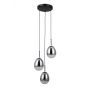 Italux Meolo PND-40825-3-BK Pendelleuchte 3x40W/E14 IP20