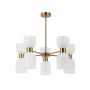 Italux Monza PND-57602-5-BRO Kronleuchter 10x40W/E27 IP20