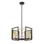 Italux PRIMERO PND-44003-4-BK-GD Suspension 4x60W/E27 IP20