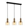 Italux SANTIA PND-65342-3-BRO+AMB Pendelleuchte 3x40W/E27 IP20