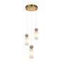 Italux Santos PND-95331-3-BRSS Suspension lumineuse 3x40W/G9 IP20