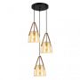 Italux Solta PND-24342-3A-BK-AMB Pendelleuchte 3x40W/E27 IP20