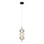 Italux Testa PND-84938-3-BK Pendelleuchte 1x12W/LED 3000K 790lm IP20